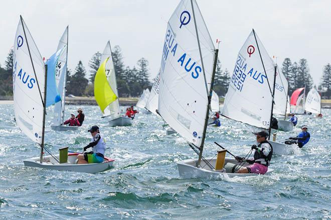 Optis and Flying 11 finish at NSW Youth titles © Robin Evans